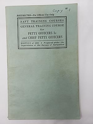 Navy Training Courses: General Training Course for Petty Officers 1c and Chief Petty Officers