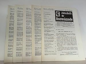 Bild des Verkufers fr Zeitschrift fr Heereskunde. Heft Nr. 215-220 / Jahrgang 1968. zum Verkauf von Antiquariat Ehbrecht - Preis inkl. MwSt.