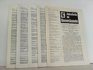 Bild des Verkufers fr Zeitschrift fr Heereskunde. Heft Nr. 239-244 / Jahrgang 1972. zum Verkauf von Antiquariat Ehbrecht - Preis inkl. MwSt.