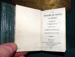 The Psalms Of David In Metre According To The Version Approved By The Church Of Scotland. Miniatu...