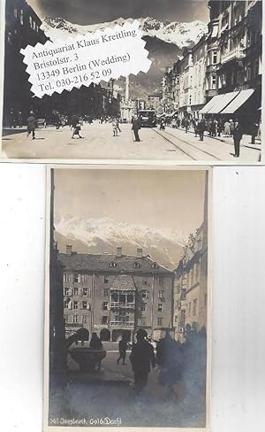 Innsbruck. 2 alte Orig.- Ansichtspostkarten