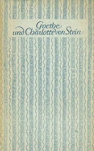 Immagine del venditore per Goethe und Charlotte von Stein. Gnade und Tragik in ihrer Freundschaft. venduto da Online-Buchversand  Die Eule