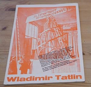 Bild des Verkufers fr Wladimir Tatlin 1885 - 1953. (Katalog der Ausstellung) Kunstverein Mnchen 22. Januar - 8.Mrz 1970. zum Verkauf von Antiquariat Krikl