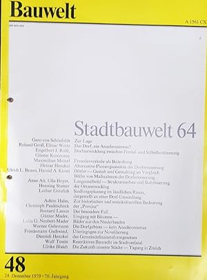 Bauwelt 48/1979. Stadtbauwelt 64.