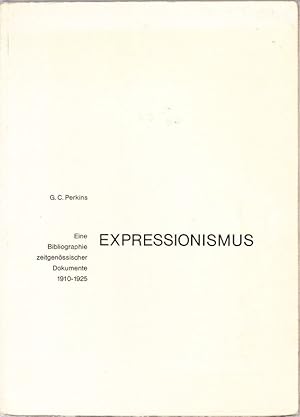 Seller image for Expressionismus. Eine Bibliographie zeitgenssischer Dokumente 1910-1925. for sale by Antiquariat Krikl