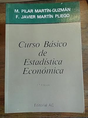 Seller image for CURSO BSICO DE ESTADSTICA ECONMICA for sale by Librera Pramo