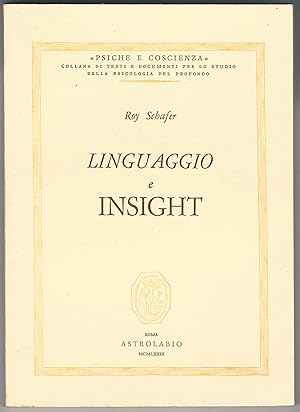 Immagine del venditore per Linguaggio e insight. venduto da Libreria Antiquaria Palatina