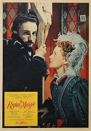 "LA REINE MARGOT" / Réalisé par Jean DREVILLE en 1954 avec Jeanne MOREAU, Robert PORTE d'après le...