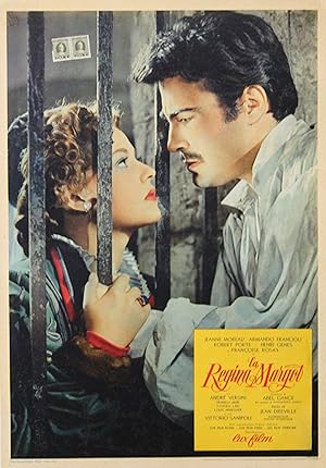 "LA REINE MARGOT" / Réalisé par Jean DREVILLE en 1954 avec Jeanne MOREAU, Armando FRANCIOLI d'apr...