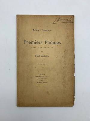 Premiers Poemes avec une preface de Paul Verlaine