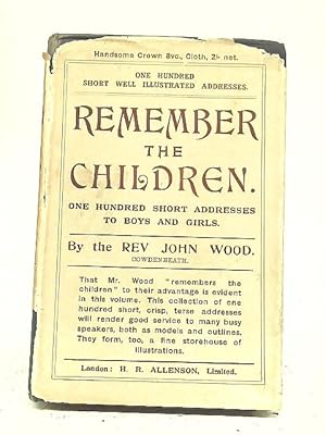 Immagine del venditore per Remember The Children venduto da World of Rare Books
