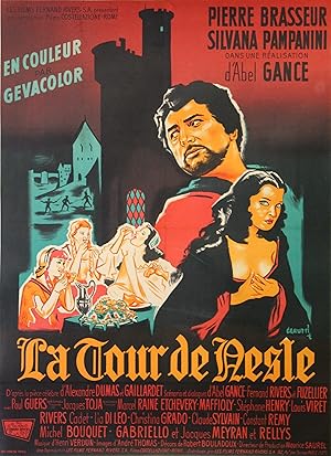 "LA TOUR DE NESLE" / Réalisé par Abel GANCE en 1955 avec Pierre BRASSEUR, Silvana PAMPANINI d'apr...