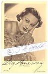 LIDA BAAROVA (1914-2000) tschechische Schauspielerin und Sängerin, Geliebte des Reichspropagandal...