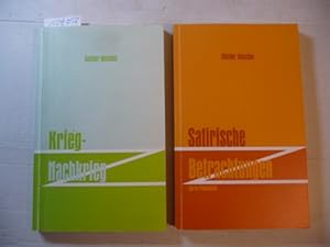 Imagen del vendedor de Krieg - Nachkrieg + Satirische Betrachtungen: Kurze Prosastcke + Gedichte - Legenden + Der Mensch - Betrachtungen (4 BCHER) a la venta por Gebrauchtbcherlogistik  H.J. Lauterbach