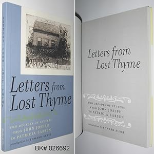 Seller image for Letters from Lost Thyme: Two Decades of Letters from John Joseph to Patricia Larsen for sale by Alex Simpson