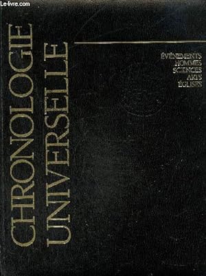 Immagine del venditore per Chronologie universelle. Eglise et culture occidentale venduto da Le-Livre