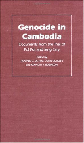 Bild des Verkufers fr Genocide in Cambodia : Documents from the Trial from of Pol Pot and Ieng Sary zum Verkauf von GreatBookPrices