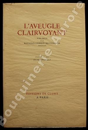 Immagine del venditore per L'Aveugle clairvoyant. Parabole.Eaux-fortes par Elie Grkoff. venduto da Bouquinerie Aurore (SLAM-ILAB)