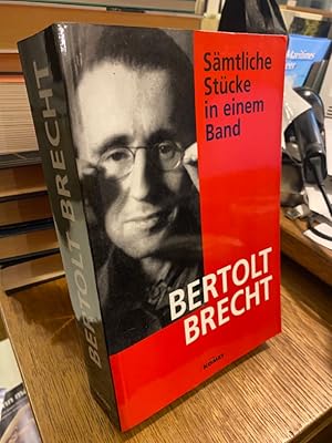 Bild des Verkufers fr Die Stcke von Bertolt Brecht in einem Band. zum Verkauf von Antiquariat Hecht