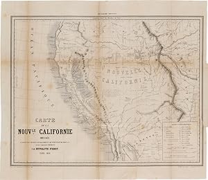 DESCRIPTION DE LA NOUVELLE CALIFORNIE GEOGRAPHIQUE, POLITIQUE ET MORALE.AVEC UNE GRANDE CARTE DE ...