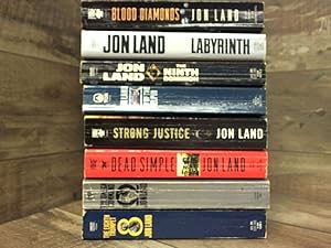 Seller image for 8 Jon Land Novels (Strong Justice, Dead Simple, The Omega Command for sale by Archives Books inc.