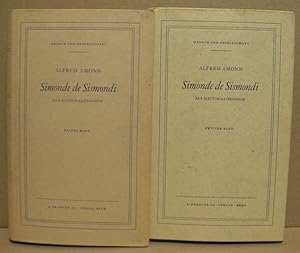 Simonde de Sismondi als Nationalökonom. Darstellung seiner Lehren mit einer Einführung und Erläut...