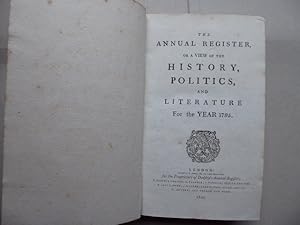 The Annual Register Or a View of the History, Politics, and Literature for the Year 1795.