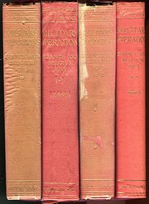 Military Operations France and Belgium, 1915: (4 volumes, Complete) 2 Text Volumes, 2 Slipcased M...