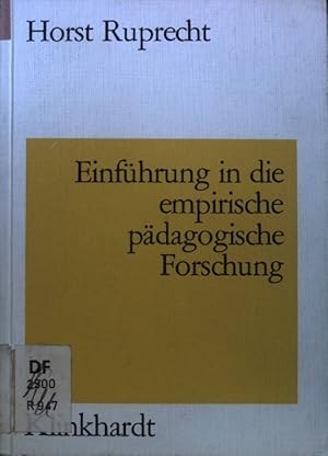 Seller image for Einfhrung in die empirische pdagogische Forschung. for sale by books4less (Versandantiquariat Petra Gros GmbH & Co. KG)