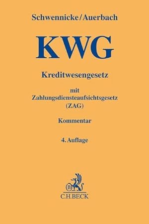 Imagen del vendedor de Kreditwesengesetz (KWG) mit Zahlungsdiensteaufsichtsgesetz (ZAG) a la venta por BuchWeltWeit Ludwig Meier e.K.