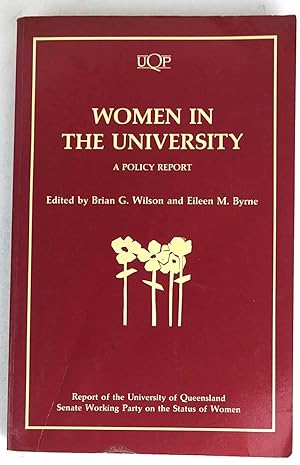 Bild des Verkufers fr Women In The University: A Policy Report zum Verkauf von Book Merchant Jenkins, ANZAAB / ILAB