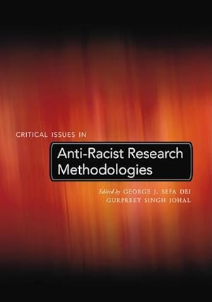 Bild des Verkufers fr Critical Issues in Anti-Racist Research Methodologies zum Verkauf von AHA-BUCH GmbH