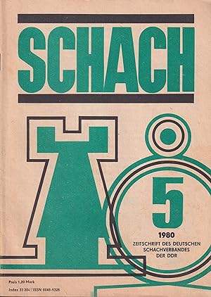 Schach 34.Jahrgang 1980 Heft 5 (1 Heft)
