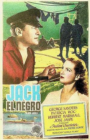 Seller image for PROGRAMA DE MANO. JACK EL NEGRO ? BLACK JACK. George Sanders. CP (Julien Duvivier) for sale by Libros Fugitivos