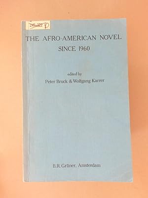 Bild des Verkufers fr The Afro-American Novel since 1960 zum Verkauf von avelibro OHG