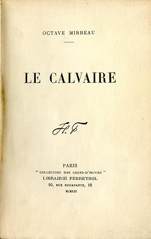 ‎ Le calvaire.‎