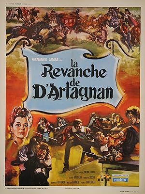 "LA REVANCHE DE D'ARTAGNAN" Réalisé par Fulvio TULUI en 1963 avec Fernando LAMAS, Gloria MILLAND,...