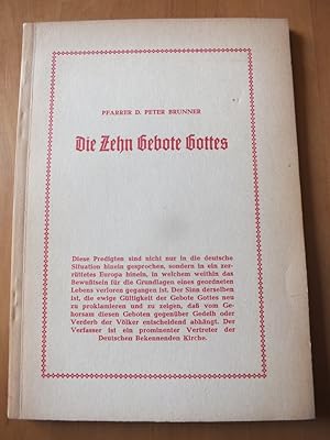 Bild des Verkufers fr Die zehn Gebote Gottes. zum Verkauf von Antiquariat Sasserath