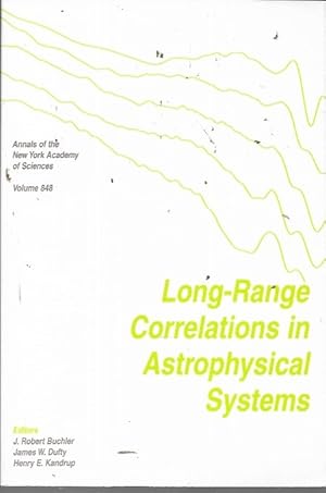 Imagen del vendedor de Long-Range Correlations in Astrophysical Systems (Annals of the New York Academy of Sciences Vol 848) a la venta por Bookfeathers, LLC
