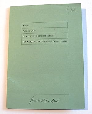 Bild des Verkufers fr Light: Dan Flavin: A Retrospective zum Verkauf von Marcus Campbell Art Books