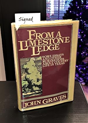 From a Limestone Ledge (signed) [first edition]
