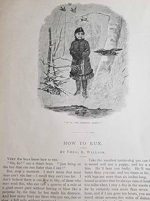 Imagen del vendedor de Article/story: How to Run by Willson; Going to Sea.a Talk with Boys by Converse; Cornwallis's Nuckles by A. J. C; a Curious Drama by Eggleston A Collection of Articles from an 1882 Journal a la venta por Hammonds Antiques & Books