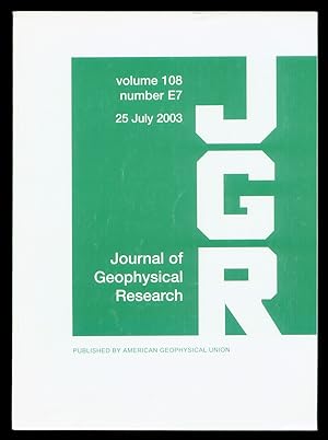 Journal of Geophysical Research - Planets (JGR) Volume 108, Number E7, 25 July 2003.