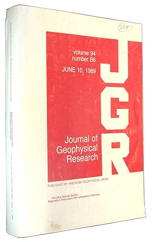 Seller image for Journal of Geophysical Research (JGR) Volume 94, Number B6, June 10, 1989. for sale by The Bookworm