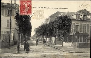 Bild des Verkufers fr Ansichtskarte / Postkarte Choisy le Roi Thais Val de Marne, Avenue d'Ormesson zum Verkauf von akpool GmbH