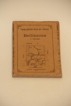 Topographische Karte der Schweiz 1 : 100'000 "Bellinzona".