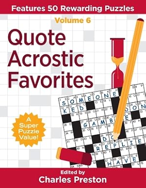 Image du vendeur pour Quote Acrostic Favorites: Features 50 Rewarding Puzzles (Paperback or Softback) mis en vente par BargainBookStores