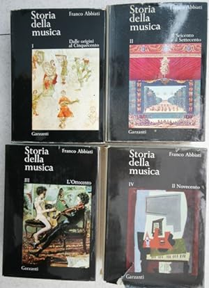 storia della musica in 4 volumi