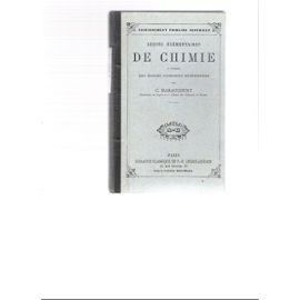 Seller image for Leons lmentaires de chimie Haraucourt 2020-3074 Hachette 1891 Correct for sale by Des livres et nous