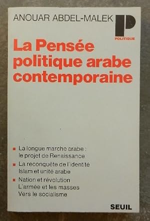 Bild des Verkufers fr La Pense politique arabe contemporaine. zum Verkauf von Librairie les mains dans les poches